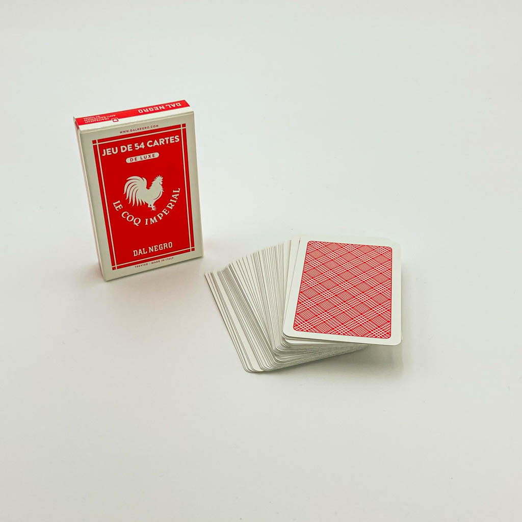 2 jeux de 54 cartes - Coq Impérial Dal Negro. Cartes & Cie
