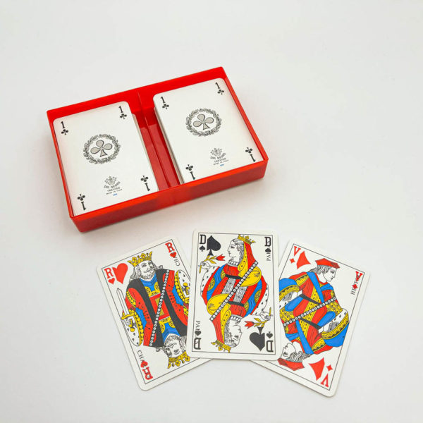 2 jeux de 54 cartes de Luxe - Coq Impérial Dal Negro. Cartes & Cie