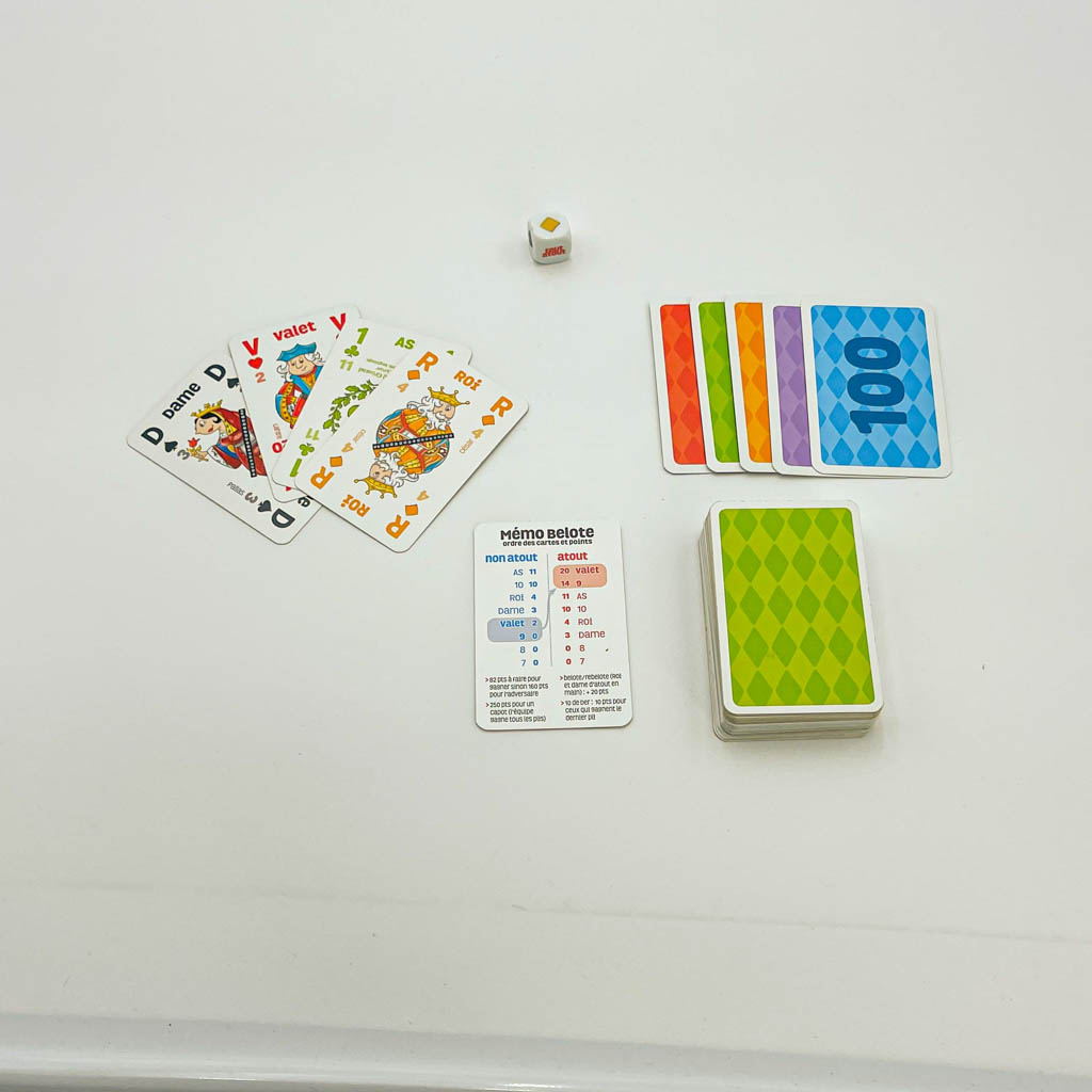 Jeu de Cartes Belote Junior - Mes premiers jeux de cartes Enfant - UltraJeux