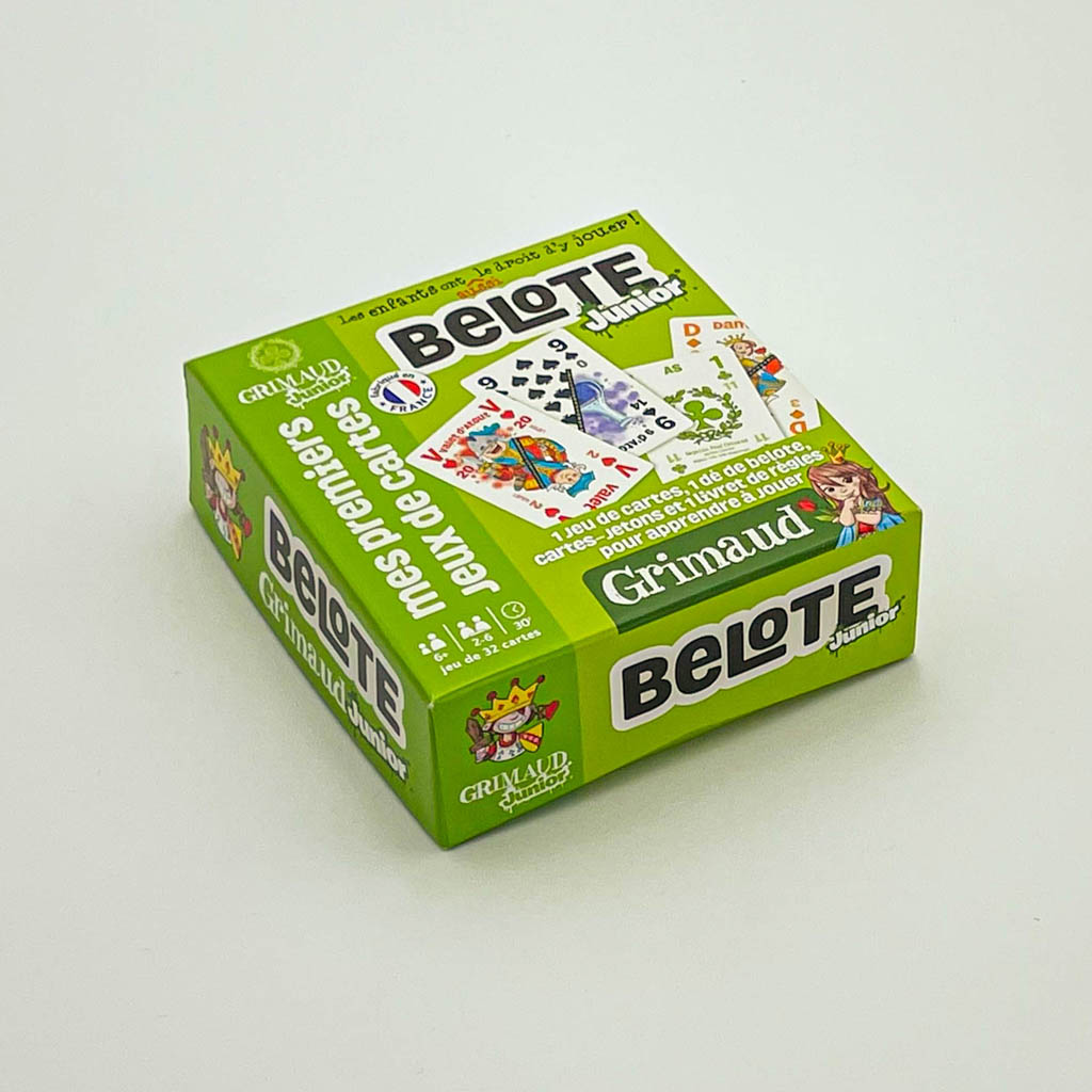 Belote Junior - Grimaud. Made in France. Cartes & Cie