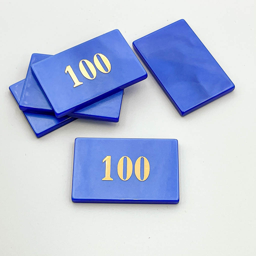 Jeton Nacré de Luxe – Valeur 100 - Cartes & Cie