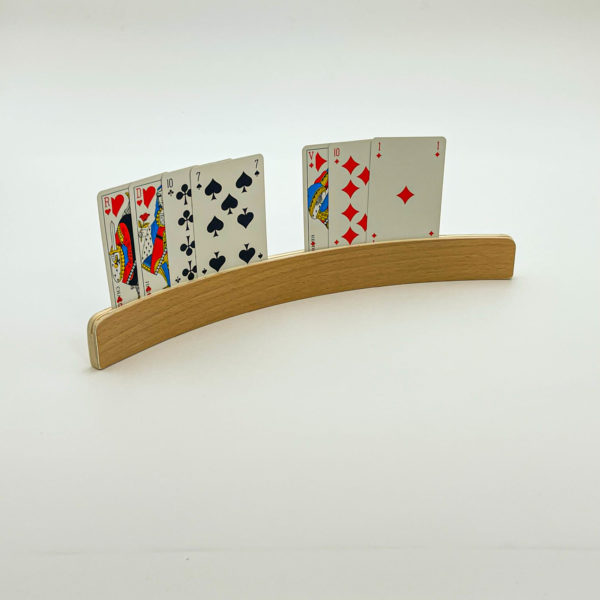 porte cartes bois à jouer