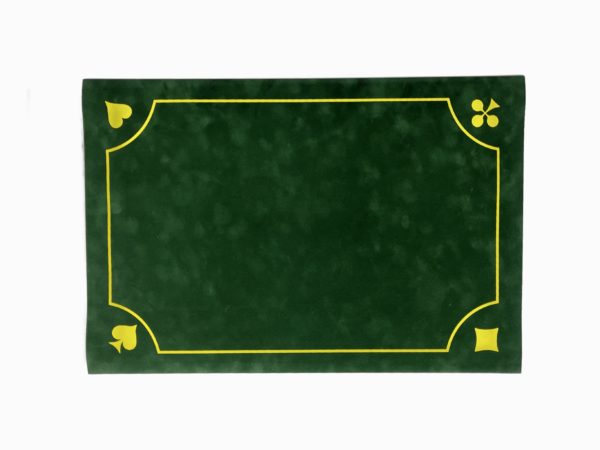 tapis de cartes vert