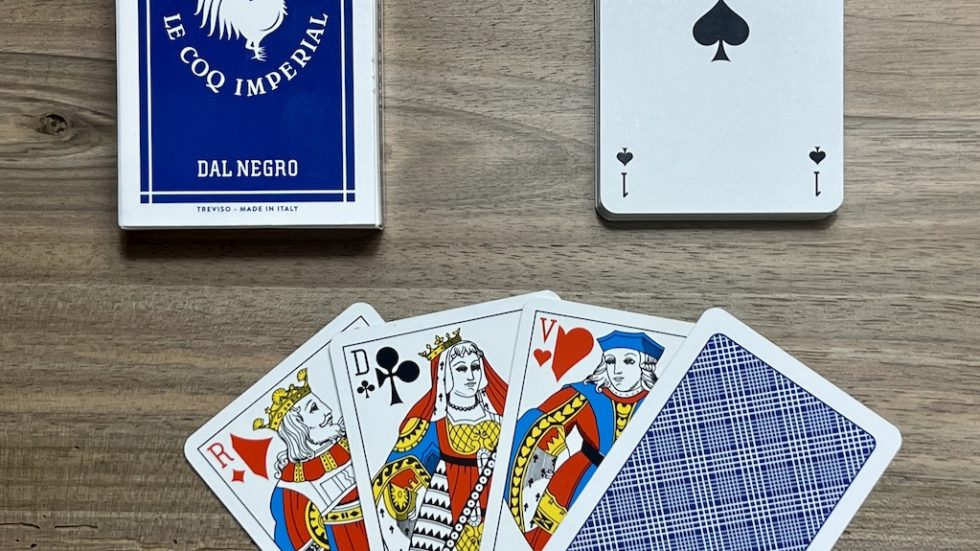 Jeu de Belote 32 cartes Coq Imperial De Luxe Dal Negro