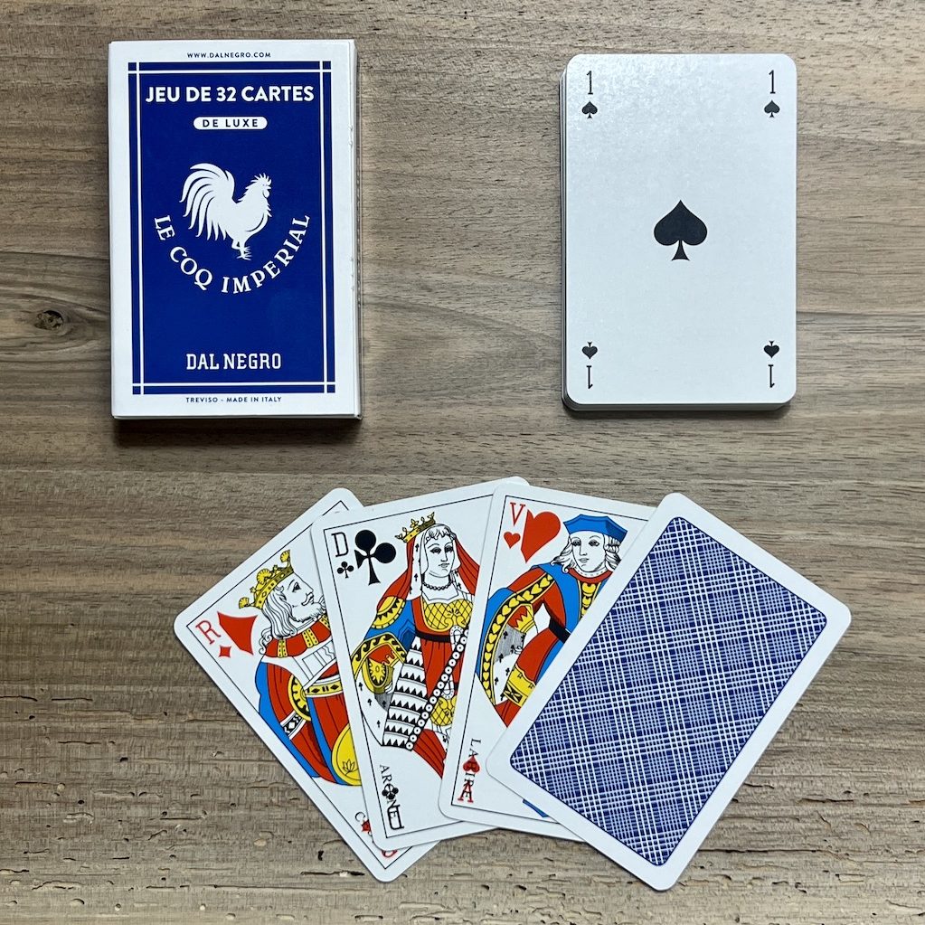 jeu de 54 cartes prestige plastifiées
