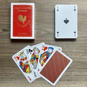 54 cartes pvc impériale rouge dal negro