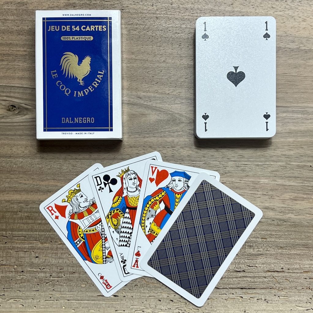 2 jeux de 54 cartes - Coq Impérial Dal Negro. Cartes & Cie