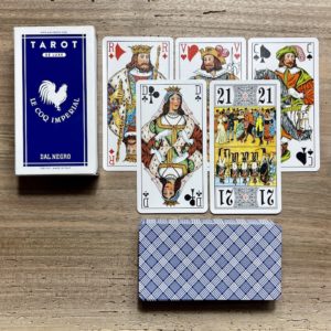 Set Cartes de Tarot Coffret Cadeau Luxe Feuille d'Or Carte de