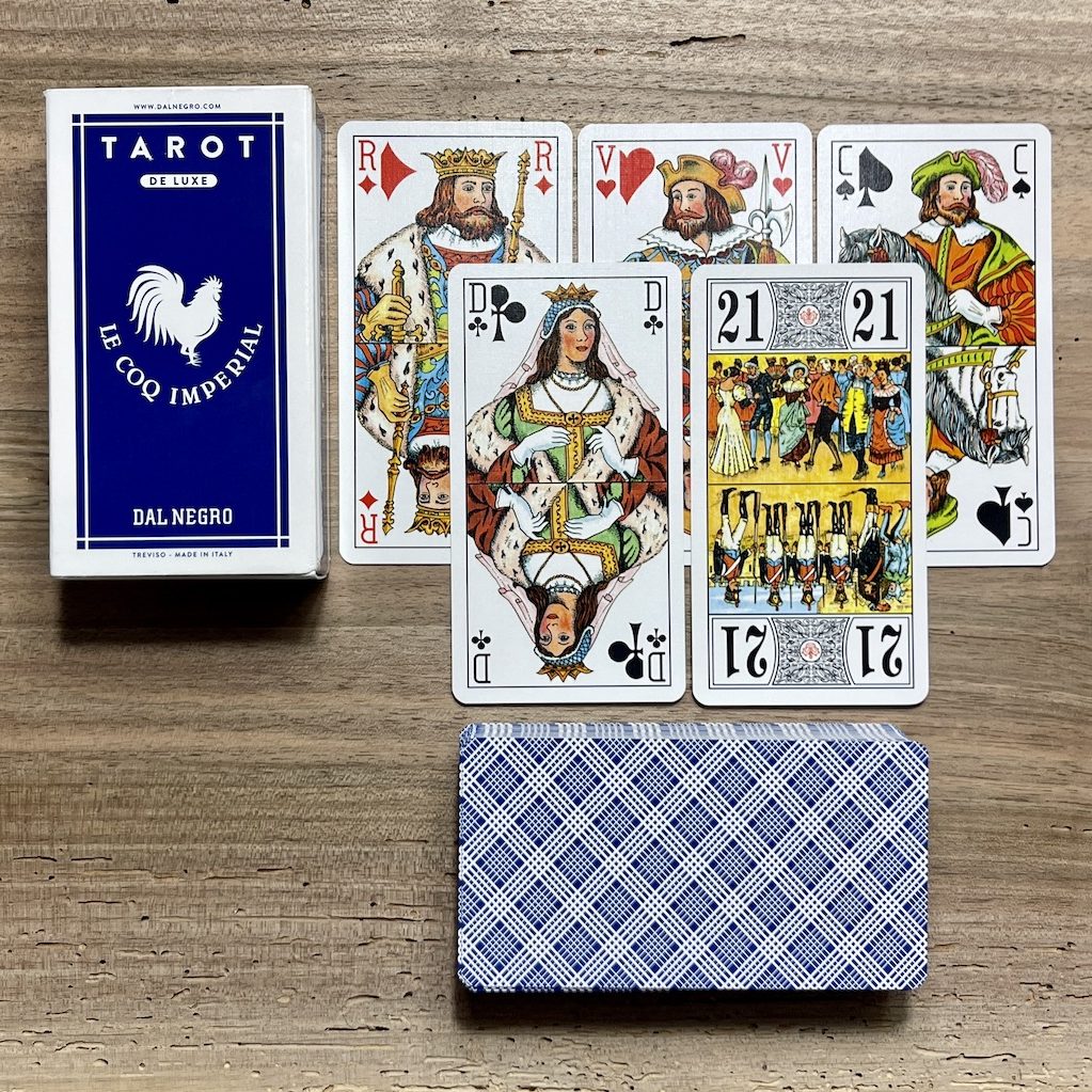 Jeu de Tarot cartes De Luxe Dal Negro – Coq Imperial