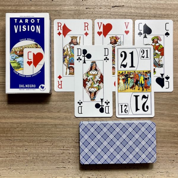 jeu de cartes Tarot optique dal negro