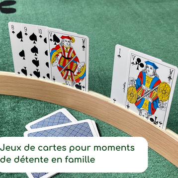 “Jeux de cartes pour moments de détente en famille”