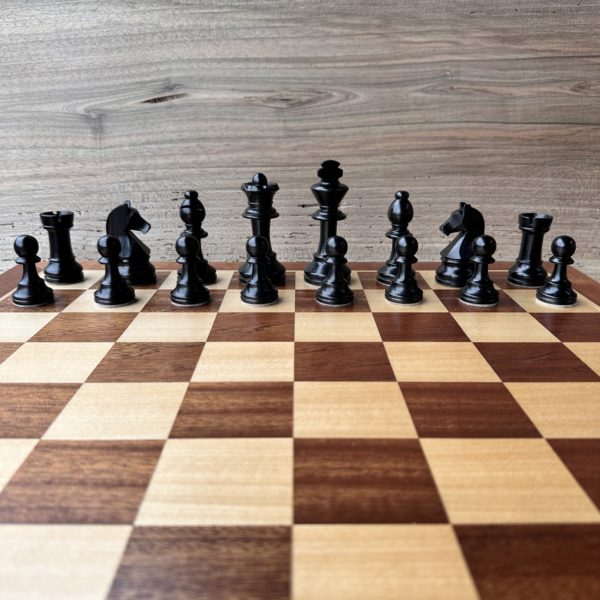 Pièces D'Échecs En Buis CHAVET - N° 5 Plombées Feutrées – Image 3