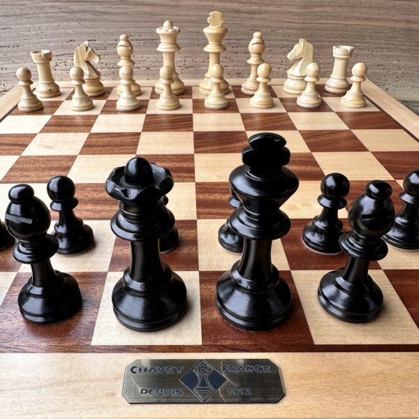 Pièces D'Échecs En Buis CHAVET - N° 5 Plombées Feutrées – Image 7