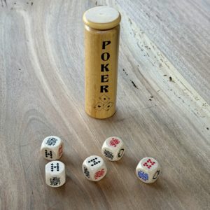 Jeu de Poker d'as en buis