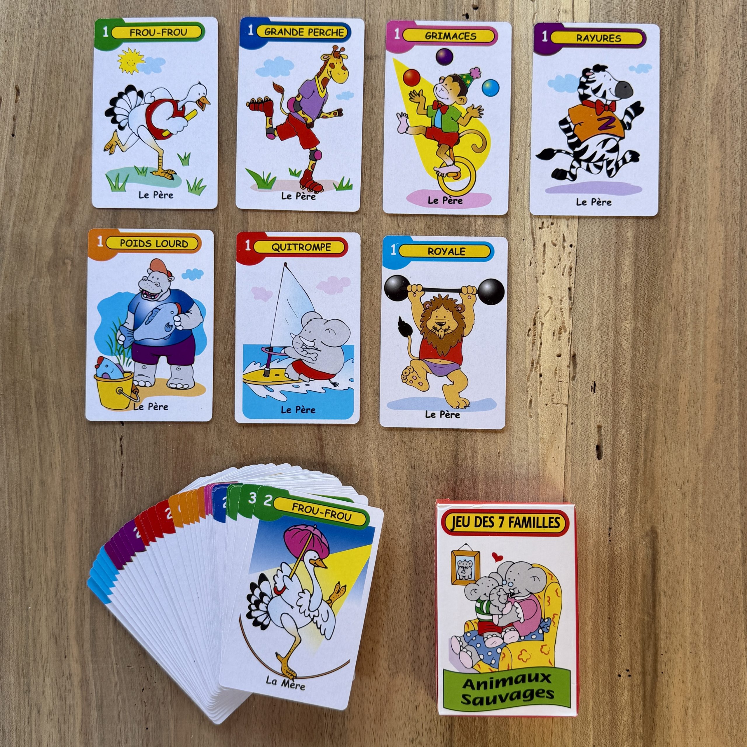 Jeu des 7 Familles animaux sauvages – Image 2