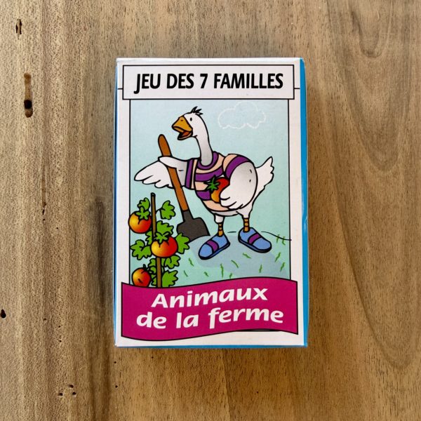 Jeu des 7 Familles animaux de la ferme Cartes & Cie